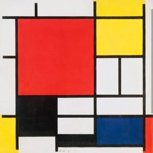 Composition With Red, Yellow And Blue (1926) By Piet Mondrian