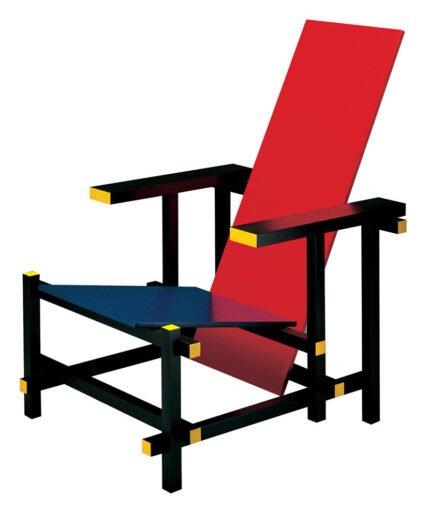 Red And Blue Chair By Gerrit