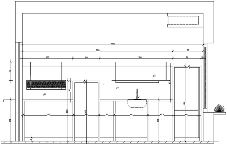 Balout Cafe Dimensions Plan