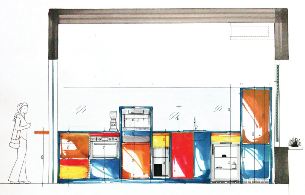 Balout Cafe Concept Development Sketch